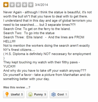 Illustration for article titled 'Was Murdered Here': Very Grim Yelp Reviews of National Monuments